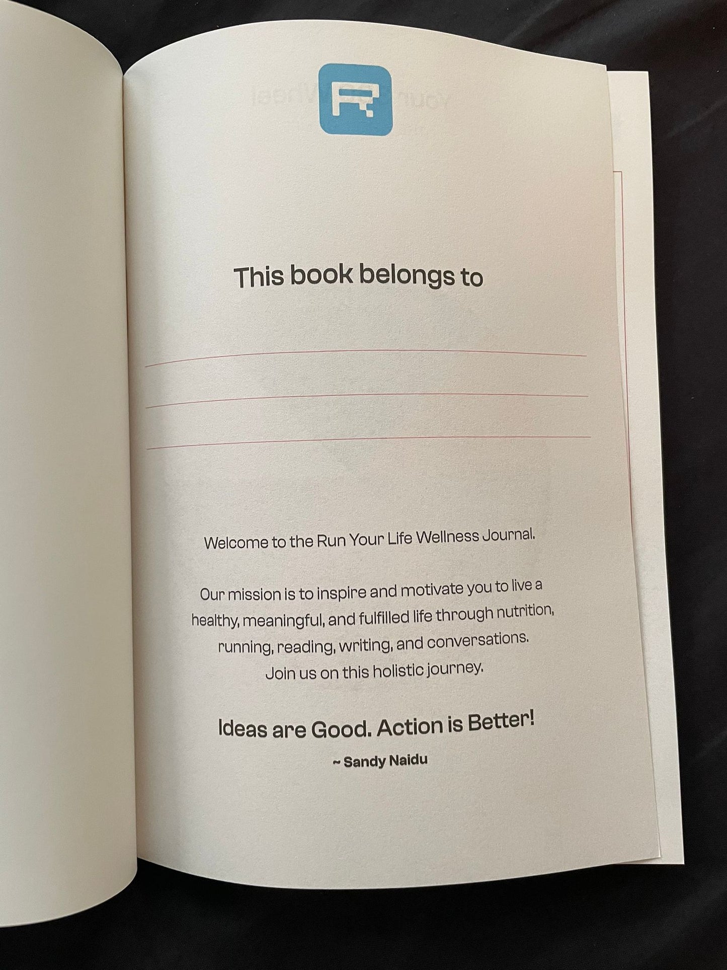 Run Your Life Journal
